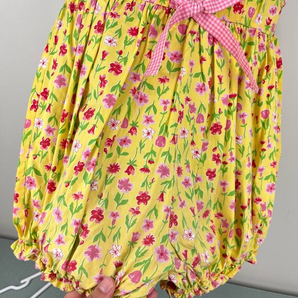 Vintage Luli & Me Smocked Floral Romper 4T - Picture 10 of 10